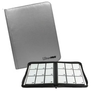 Ultra Pro 9-Pocket Zippered PRO-Binder - Silver 