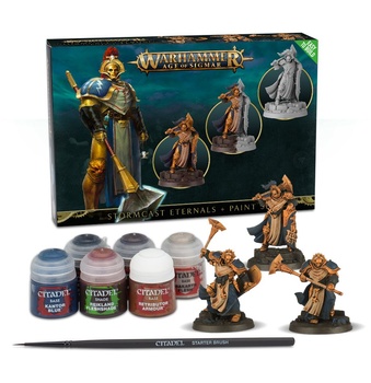 Age of Sigmar - Stormcast Eternals + Paint Set Age of Sigmar - Stormcast Eternals + Paint Set