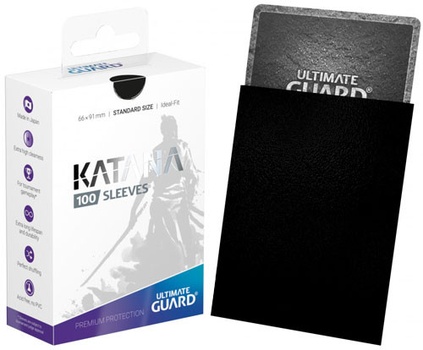 Ultimate Guard Katana Sleeves - Standard Black (100ks)