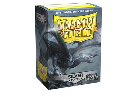Dragon Shield - Non-Glare Matte Silver (100ks) Dragon Shield - Non-Glare Matte Silver (100ks)