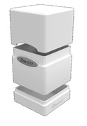 Ultra Pro Satin Tower Deck Box - White