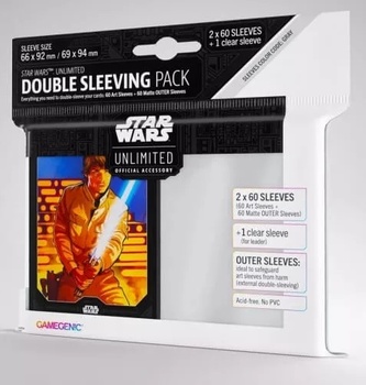 Star Wars: Unlimited Art Sleeves Double Sleeving Pack - Luke Skywalker