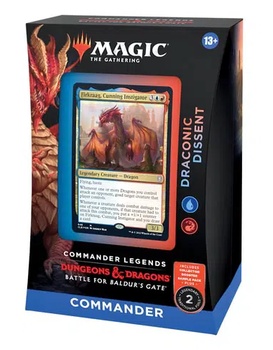 Battle for Baldur's Gate Commander Decks - Draconic Dissent (UR) Battle for Baldur's Gate Commander Decks - Draconic Dissent (UR)