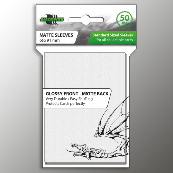 Blackfire Sleeves - Matte White (50ks) Blackfire Sleeves - Matte White (50ks)