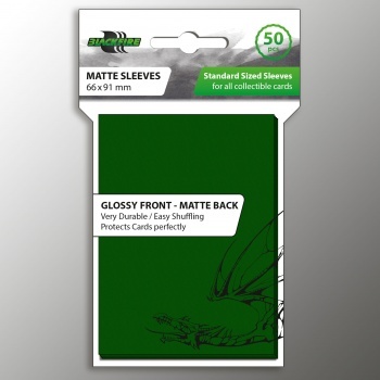 Blackfire Sleeves - Matte Green (50ks) Blackfire Sleeves - Matte Green (50ks)